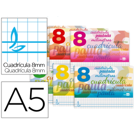 Liderpapel Libreta Cuaderno A5 Pautado Cuadriculado 32 Hojas 70gr Apaisado Con Margen Precio: 1.49999949. SKU: B17NZ5AFE8