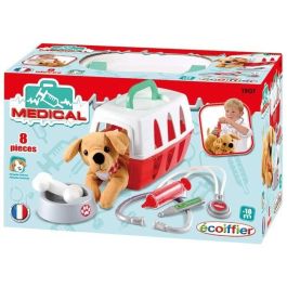 Ecoiffier Medical Maleta Veterinaria con Perrito de Peluche y Accesorios para Niños - Juego de Imitación 24 cm, Fabricación Francesa Ecoiffier Medical Maleta Veterinaria con Perrito de Peluche y Accesorios para Niños - Juego de Imitación 24 cm, Fabricación Francesa