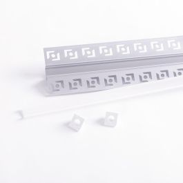 Perfíl de Aluminio para Empotrar Escayola/Pladur Tira Led 9mm - 2M Perfíl de Aluminio para Empotrar Escayola/Pladur Tira Led 9mm - 2M