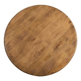 Mesa Comedor Miel Madera de Mango 125 X 125 X 76 cm