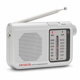 Radio Portátil Aiwa RS55SL Blanco Plateado