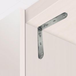 Edm Ángulo Refuerzo An24, Acero Inoxidable, 100x100x19 mm, Incluye Tornillería, 4 Unidades Edm Ángulo Refuerzo An24, Acero Inoxidable, 100x100x19 mm, Incluye Tornillería, 4 Unidades
