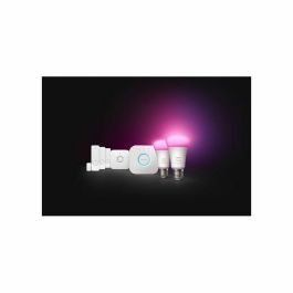 Philips Hue PHI1699047240556 Kit de Inicio Bombillas Inteligentes E27 - 2 Bombillas con Detectores de Contacto