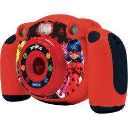 LEXIBOOK Cámara Digital Prodigiosa Ladybug Pantalla LCD 2" HD 1920x1080 Tarjeta SD 32GB Batería 400mAh Cable USB-C
