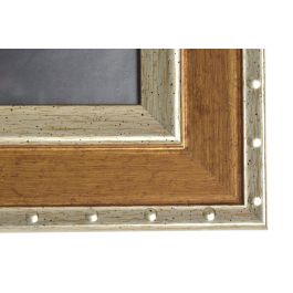 DKD Home Decor Marco de Foto 20x25 Glam Dorado para Decoración del Hogar en MDF y Cristal, Medidas 2.2x34x29 cm (Pack 6 Unidades)