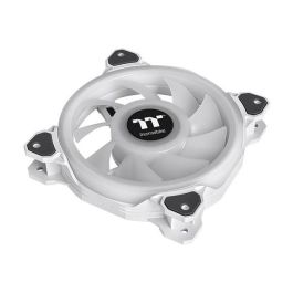 Thermaltake Riing Quad 12 RGB Ventilador para Radiador TT Premium Edition, Pack de 3, Blanco, 120mm