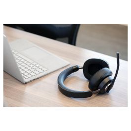 Kensington Auriculares Gaming H3000 PROVC, Diadema Bluetooth 5.2, Negro, 60h Batería, Cancelación Ruido, Micrófono Boom, USB-C, Para PC, PS, Xbox, Android, iOS