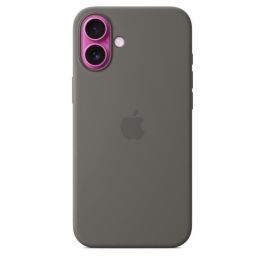 APPLE iPhone 16 Plus - Funda de Silicona con MagSafe - Gris Piedra APPLE iPhone 16 Plus - Funda de Silicona con MagSafe - Gris Piedra