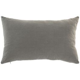 DKD Home Decor c25 Cojín Decorativo Boho Jacquard de Algodón y Poliéster en Tonos Grises 40x60 cm con Cremallera (Pack de 2 Unidades)