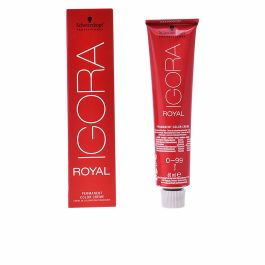 Schwarzkopf #6-4 IGORA ROYAL Tinte de Pelo Permanente en Crema 60ml | Cobertura hasta 70% Canas, Color Nítido y Brillante, Alta Definición
