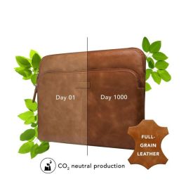 dbramante1928 Skagen Pro+ Funda Ordenador Portátil para MacBook Pro 14" / PC hasta 14" de Piel Color Tan