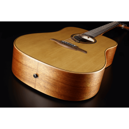 LAG Guitarra Acústica Dreadnought Tramontane 170 Cedro Rojo Macizo Natural Folk 6 Cuerdas