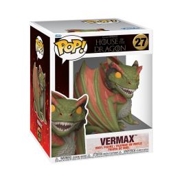 Funko 83461 Pop! Figura Coleccionable Vermax, Dragón Icónico de La Casa del Dragón, Universo Juego de Tronos, Diseño Clásico, 9 cm
