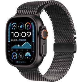 Apple Correa Milanese Loop de Titanio Negro 49mm - Talla Grande