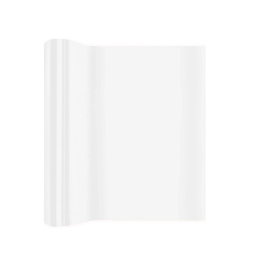 Liderpapel Rollo Adhesivo Blanco Brillo para Forrar Superficies, 0,45 x 20 mt, 100 micras Grosor