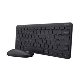 Trust Combo Teclado + Ratón Wireless Lrya Multidispositivo Recargables