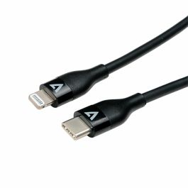 Cable USB-C a Lightning V7 V7USBCLGT-1M Negro