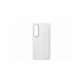Samsung SAM1735460739992 Funda Galaxy S25 Blanca con Función Soporte y Correa Integrada