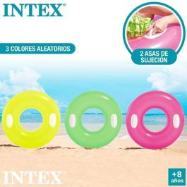 Flotador rueda neón 76 cm con asas (+8 años) - modelos surtidos Flotador rueda neón 76 cm con asas (+8 años) - modelos surtidos