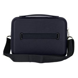 JOUMMA BAGS Neceser ABS Outline Mickey Disney adaptable 29x21x15cm con dos compartimentos y banda trasera