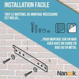 NANOOK Soporte de pared inclinable para televisores de 40 a 65 pulgadas - Solución de montaje para televisores LCD y (O)LED - Negro NANOOK Soporte de pared inclinable para televisores de 40 a 65 pulgadas - Solución de montaje para televisores LCD y (O)LED - Negro