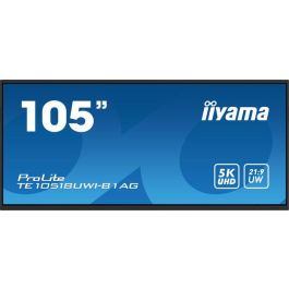 iiyama PROLITE Pizarra de caballete digital 2,74 m (108") LED Wifi 450 cd / m² 5K Ultra HD Negro Pantalla táctil Procesador incorporado Android 24/7