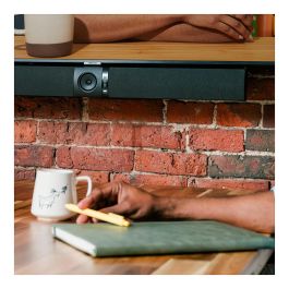 Owl Labs Owl Bar (Charcoal) - Dispositivo de Videoconferencia 4K con Enfoque de Altavoz Activo, Barra de Colaboración de Video USB-C, Certificado para Teams