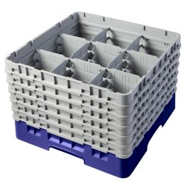 CAMBRO - 9S1114-414 - Cesta de lavado 9 comp. 6 alturas - 14,8 cm Ø máx. - alt. máx. 29,9 cm - 50 x 50 x 34,9 cm - Cerceta Precio: 123.50000036. SKU: B15ZKSZ9JJ