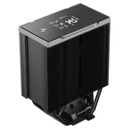 DeepCool AK700 Digital NYX Refrigerador de CPU, Ventilador 120mm Negro, Soportes LGA1700/AM5, Pantalla LCD Integrada, 77.23 CFM, PWM