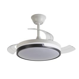 AVANT Ventilador de Techo 36 pulgadas con Aspas Retráctiles, Motor 30W, LED 36W, 3 Temperaturas y Control por App