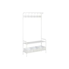Perchero con Balda Home ESPRIT Blanco Metal Loft 110 x 36 x 186 cm Perchero con Balda Home ESPRIT Blanco Metal Loft 110 x 36 x 186 cm Precio: 200.79000029. SKU: B1FSB6X2JG