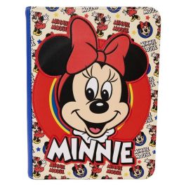 Loungefly Cuaderno Minnie Classic Disney piel vegana con compartimento y 150 hojas rayadas 16,5x22,2cm