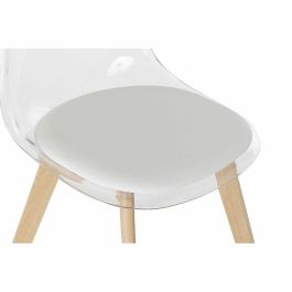 Silla Urban DKD Home Decor Blanco Transparente 47 x 81 x 54 cm