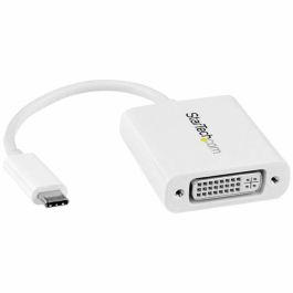Adaptador USB C a DVI Startech CDP2DVIW Blanco Adaptador USB C a DVI Startech CDP2DVIW Blanco