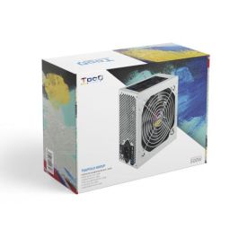 Tooq TQAPOLO 500Sp - Fuente de Alimentación ATX 500W PFC Activo, Ventilador Silencioso 120mm