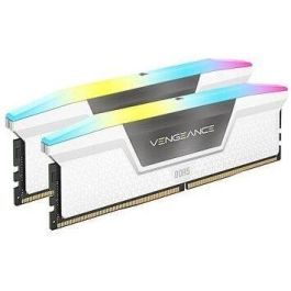 Corsair Memoria DDR5 32GB (2x16GB) 6000MHz Vengeance RGB Blanca CMH32GX5M2E6000C36W - Compatible con Intel 700 Series