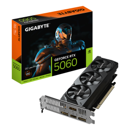 Gigabyte GeForce RTX 5060 OC Low Profile 8GB GDDR7 Tarjeta Gráfica - GV-N5060OC-8GL, PCI-E 5.0, 128bit, 2512MHz Precio: 347.89999981. SKU: B1JWRFQ4GZ
