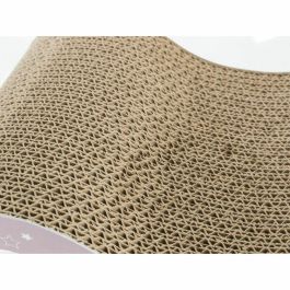 Trixie TRI4011905480121 Rascador para Gatos Junior Wave, Forma Ondulada, Medidas 38x7x18 cm, Tonos Malva y Menta