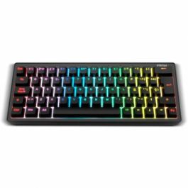 Teclado Krom NXKROMKREATORSP Negro Qwerty Español Teclado Krom NXKROMKREATORSP Negro Qwerty Español