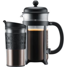 Bodum BOD0727015122465 Cafetera de prensa francesa JAVA SET 8 tazas (1,0 L) con taza isotérmica de plástico 0,35 L Precio: 31.69000043. SKU: B1B37M8DG6