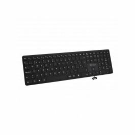 Teclado Bluetooth V7 KW550 BT Negro Qwerty Español Teclado Bluetooth V7 KW550 BT Negro Qwerty Español