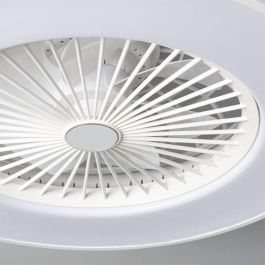 Philips Ventilador Amigo 42W+20W Blanco, Control Remoto, Luminaria Regulable, 4400lm, 3000/4400/6500K, 220-240V, Ø485mm