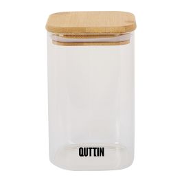 Quttin Tarro de Boro Cuadrado Bambú 8x16 cm 720 ml (12 Unidades) Quttin Tarro de Boro Cuadrado Bambú 8x16 cm 720 ml (12 Unidades)