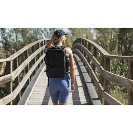 Numada Mochila Explorer Backpack B40, 20L, Negra, 40x25x20cm, Maleta Cabina Avión con Puerto USB y Compartimento Portátil