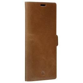 dbramante1928 Copenhagen Slim Flip-Hülle Funda para Samsung Galaxy S22 Ultra - Carcasa Tipo Folio en Cuero Bronceado (Hellbraun)