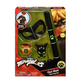 Bandai Miraculous Conjunto de Transformación Gato Negro - Incluye Máscara, Joyas, Kwami y Accesorio Mágico para Niños +4 años