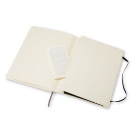 Cuaderno Moleskine Clasico Tapa Blanda 19X25 192H 70Gr. Horizontal Con Goma Negra