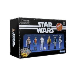Hasbro Star Wars Retro Pack Múltiple 6 Figuras 9.5cm – Colección 'Una nueva esperanza' para Fans y Coleccionistas