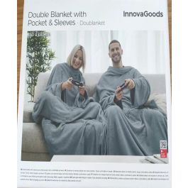 Batamanta Doble con Bolsillo Central Doublanket InnovaGoods