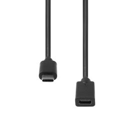 ProXtend Cable de Extensión USB-C de 1m, Negro, Alimentación 5V 3A